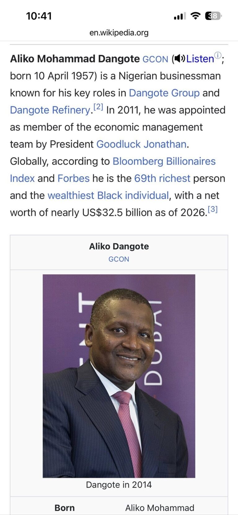 Aliko Mohammad Dangote