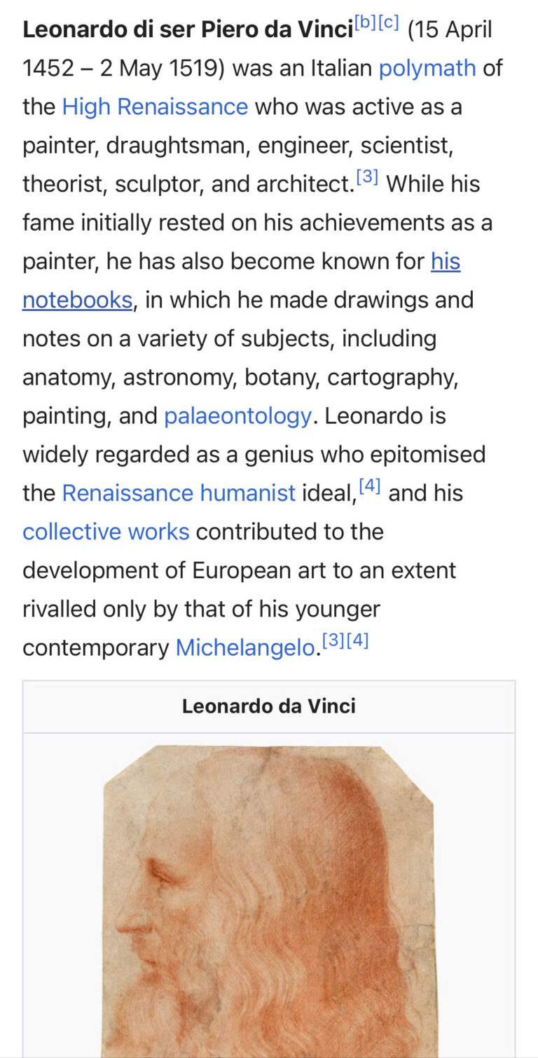 Leonardo Da Vinci
