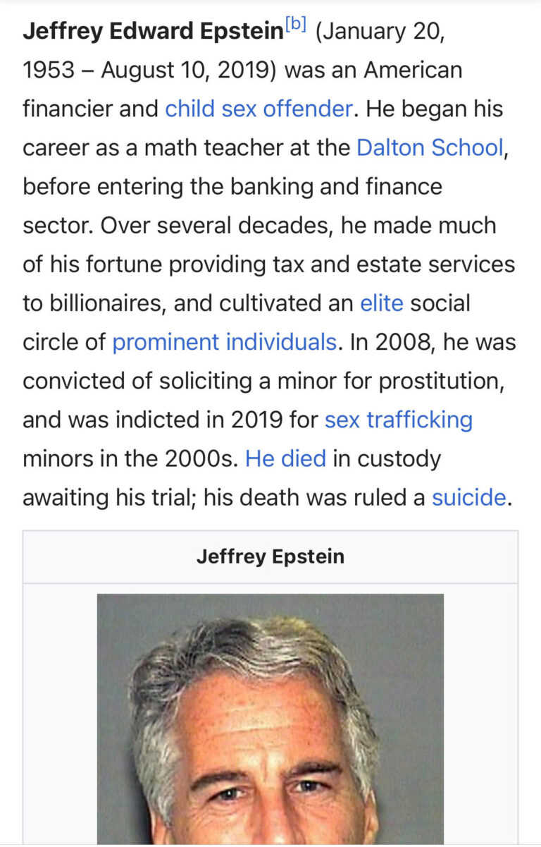 Jeffrey Epstein
