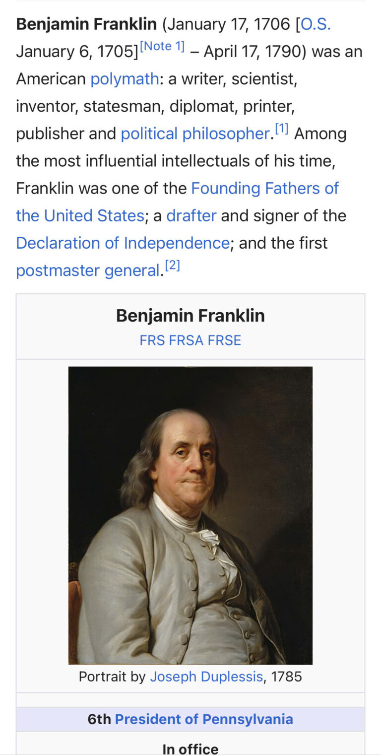 Benjamin Franklin