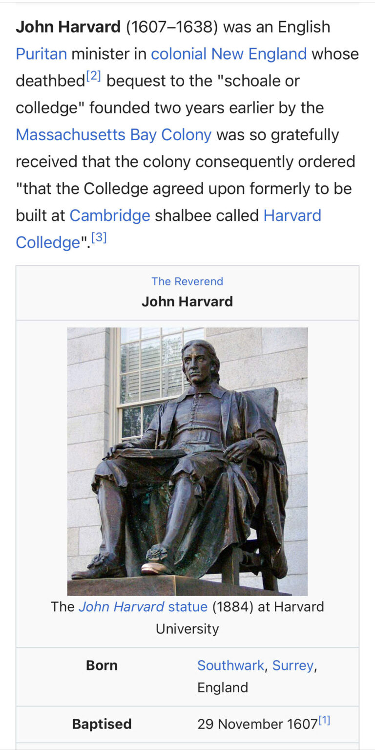John Harvard