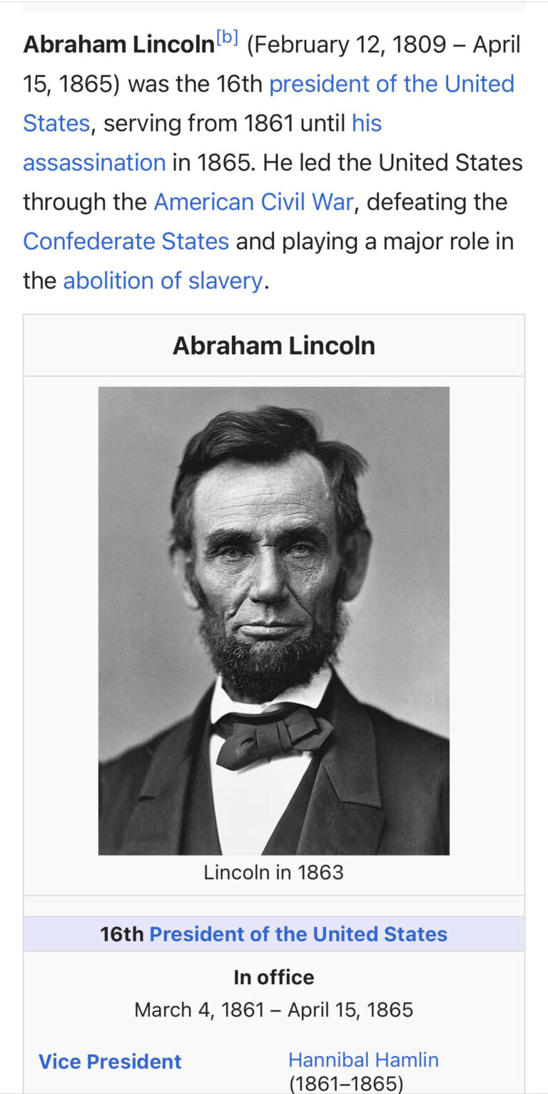 Abraham Lincoln