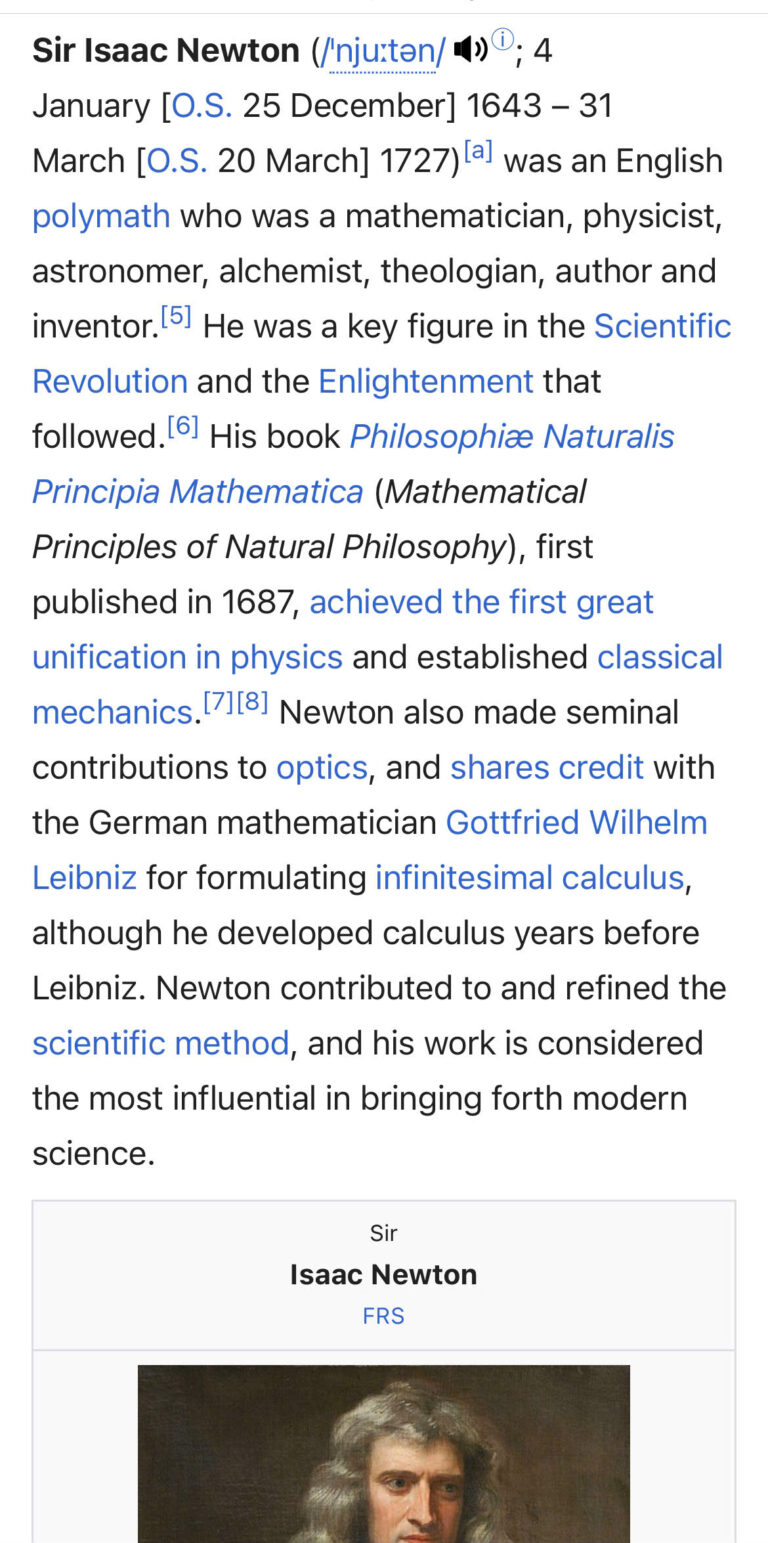 Isaac Newton