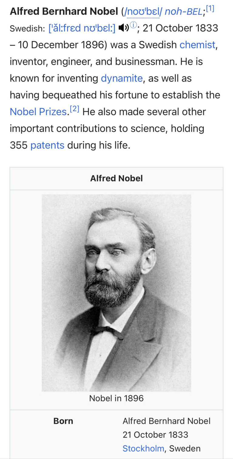 Alfred Nobel