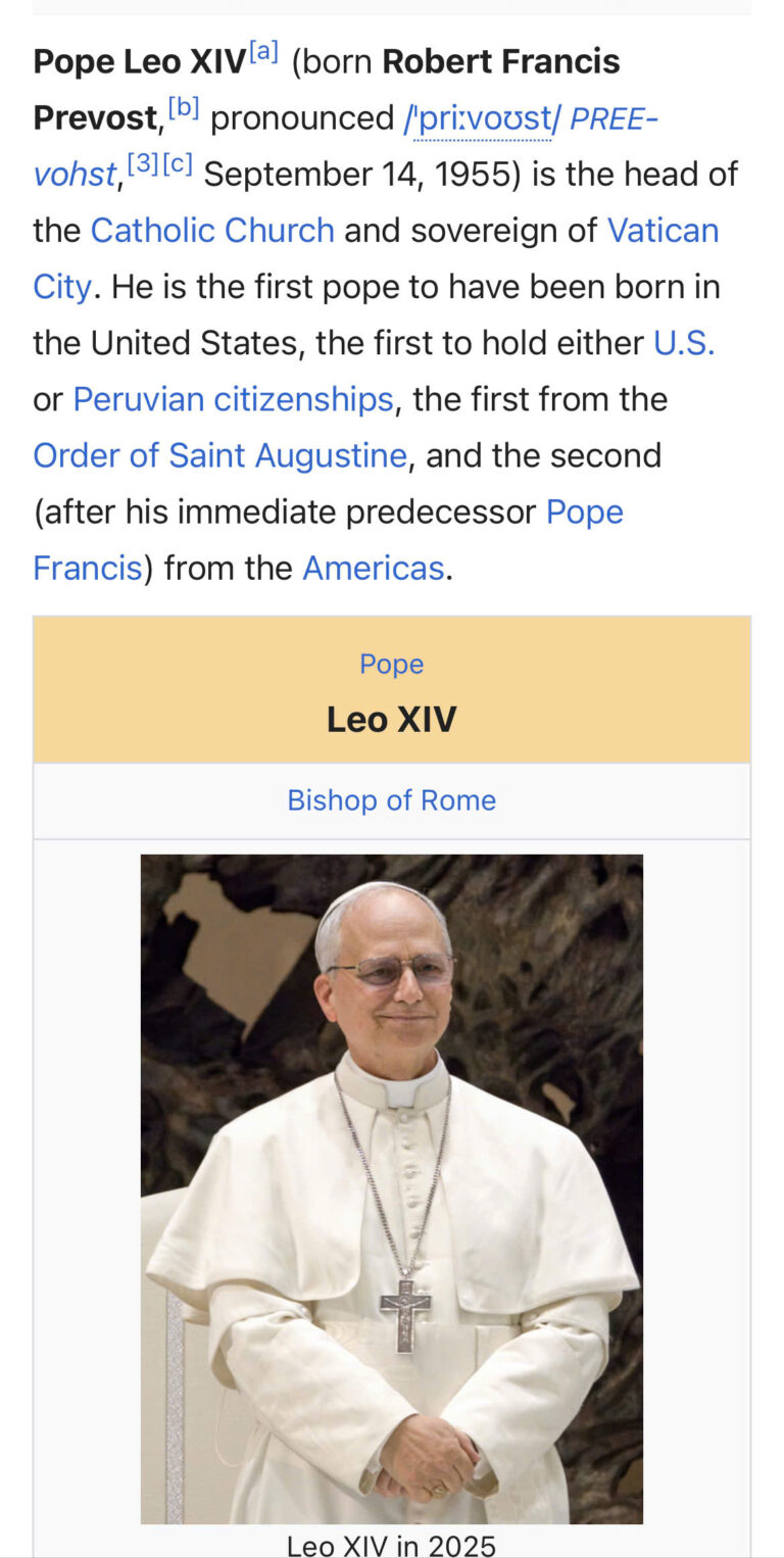 Pope Leo XIV