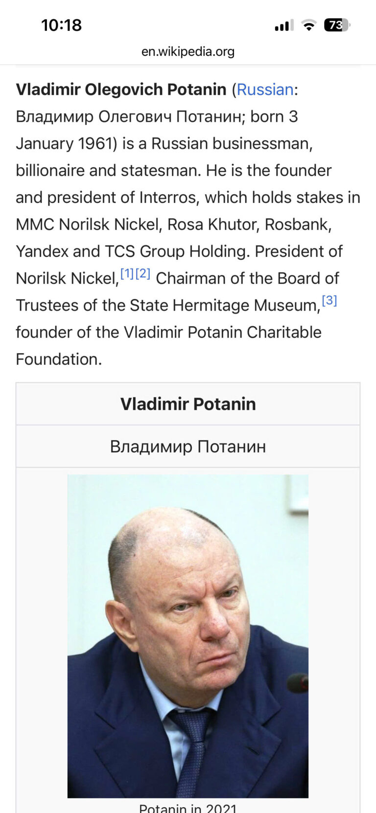 Vladimir Potanin