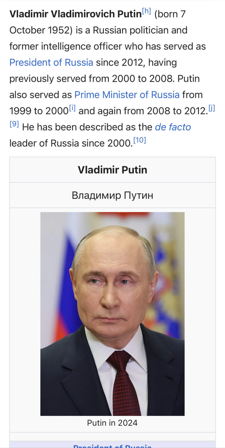 Vladimir Putin