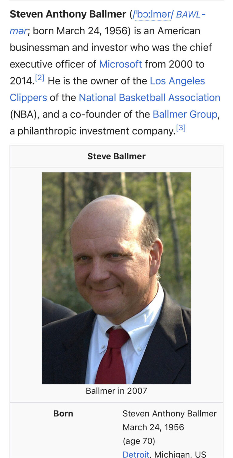 Steve Ballmer
