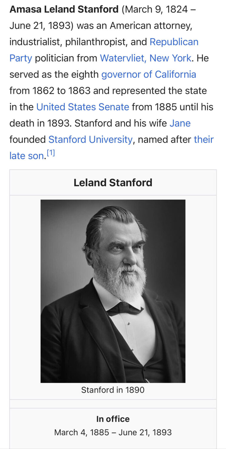 Leland stanford