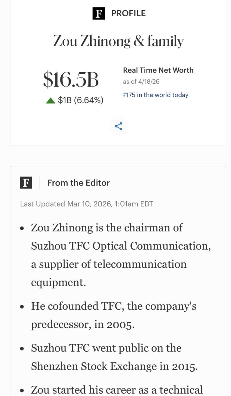Zou Zhinong Suzhou TFC Optical Communication